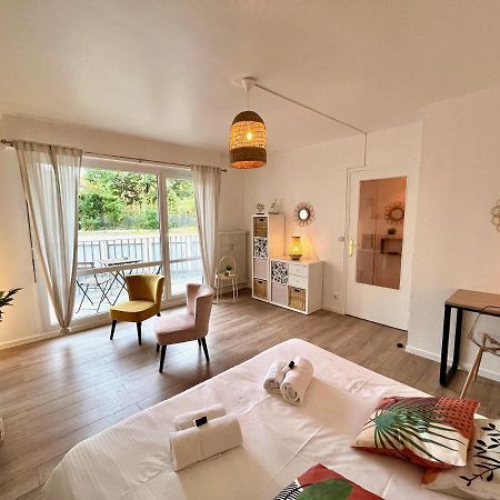 Nihal, Studio Proche Zenith Avec Parking Et Balcon Caen Extérieur photo